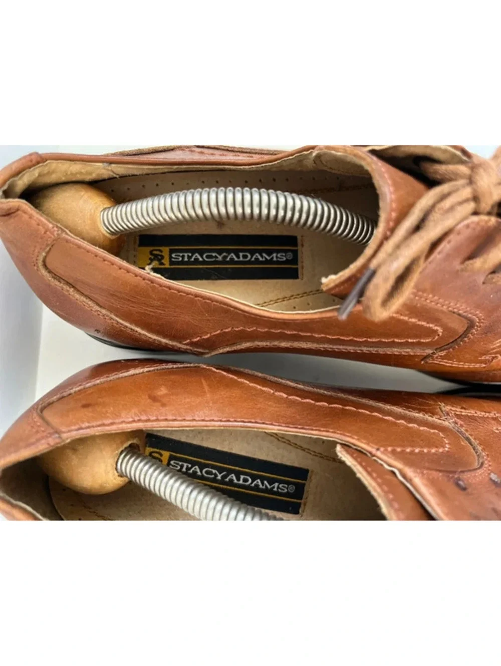 Stacy Adams Corrado Oxford Dress Shoes Bicycle Toe Brown Men's 10.5